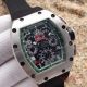2017 Copy Richard Mille RM011 Chronograph Watch Silver Case Green Inner rubber (2)_th.jpg